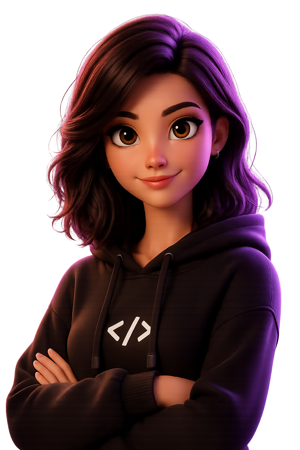 Illustrated portrait of Walaa Mansouri